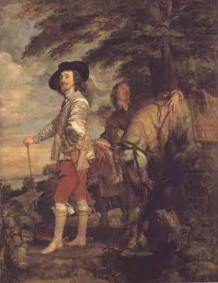 Anthony Van Dyck Portrait of charles i hunting (mk03) china oil painting image